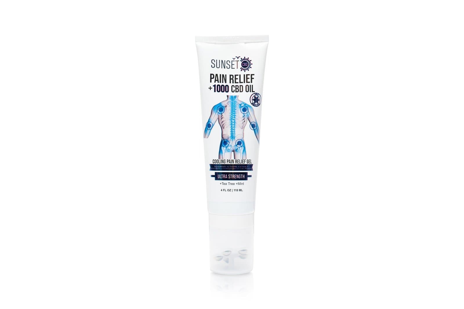 Sunset CBD Pain Relief Tubes with Roller Ball Applicator - Groupon Voucher Exclusive