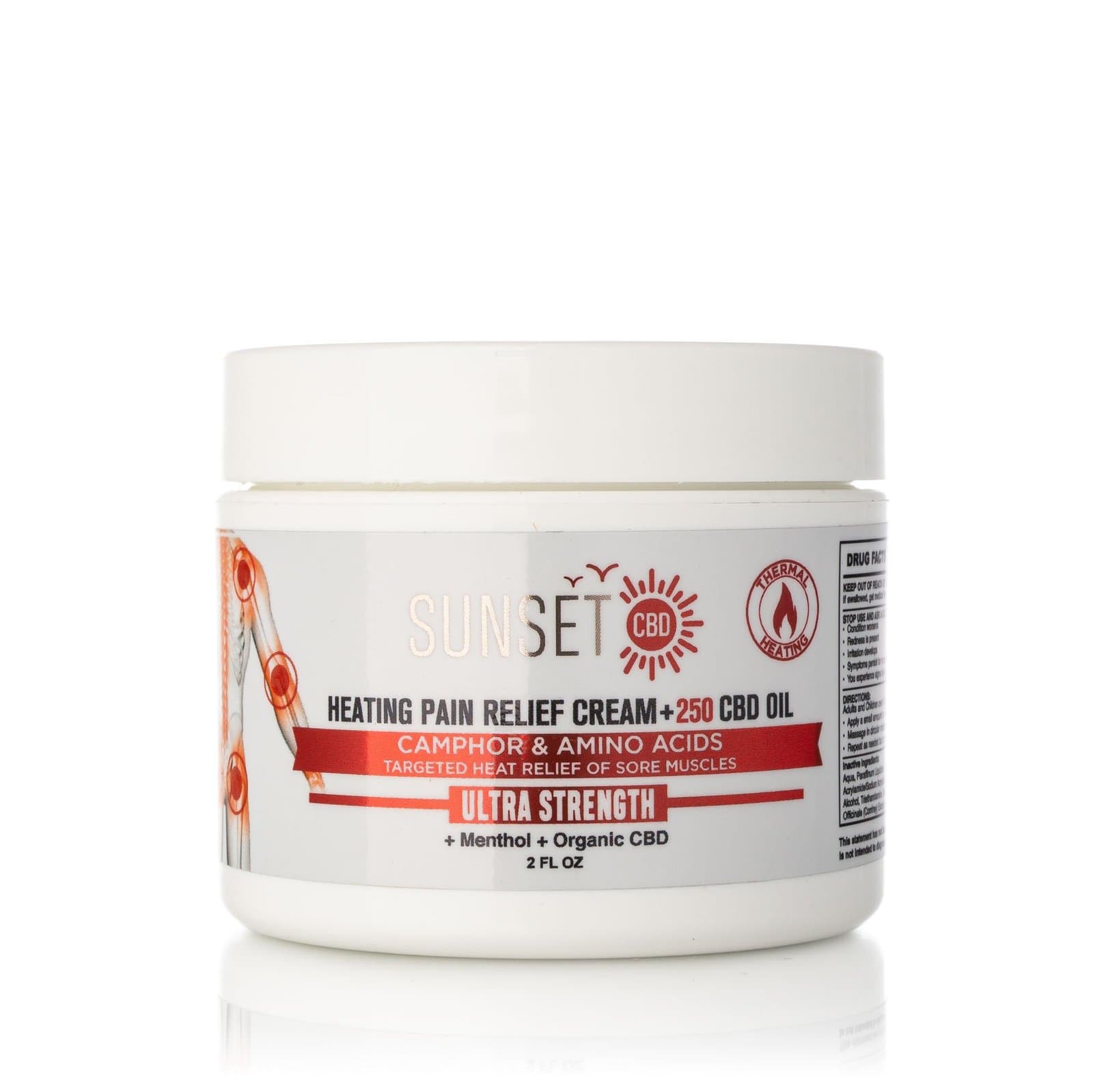 Sunset CBD Pain Cream Menthol & Camphor - Groupon Voucher Exclusive