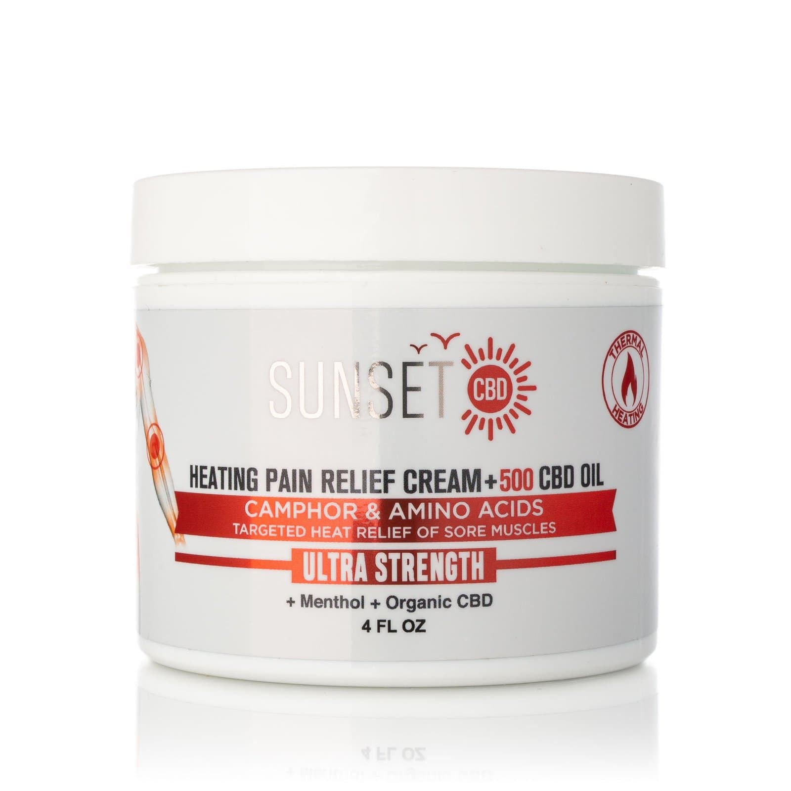 Sunset CBD Pain Cream Menthol & Camphor - Groupon Voucher Exclusive